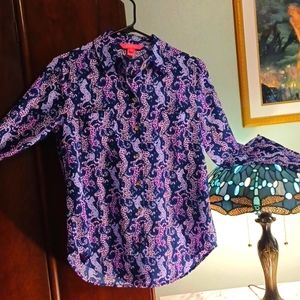 Lilly Pulitzer Top - On the Catwalk EUC Size XS